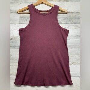 Maurices Purple Ribbed Sleeveless‎ Muscle Tank Women's Size XL